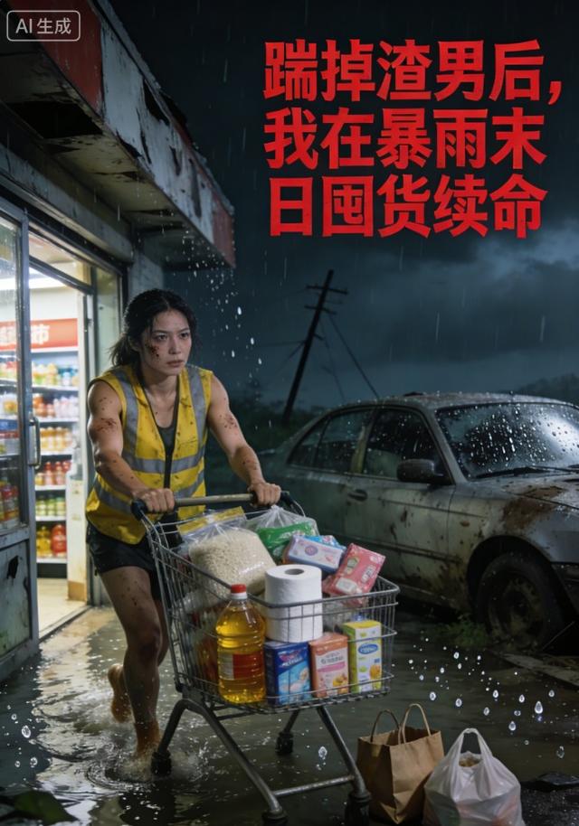 踹掉渣男后，我在暴雨末日囤货续命
