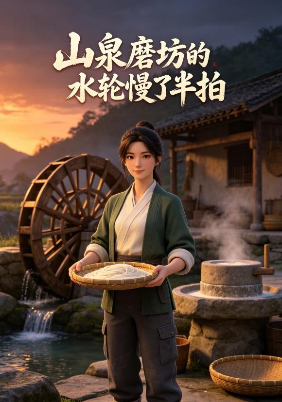 山泉磨坊的水轮慢了半拍