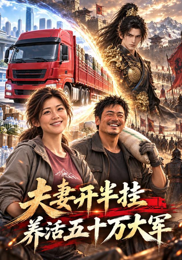 夫妻开半挂养活五十万大军