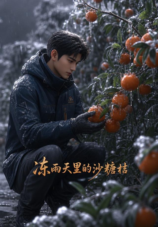 冻雨天里的沙糖桔