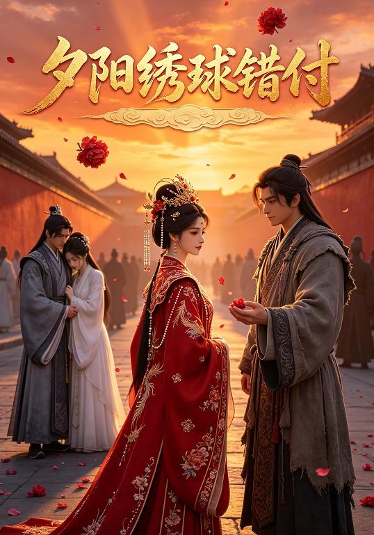 夕阳绣球错付