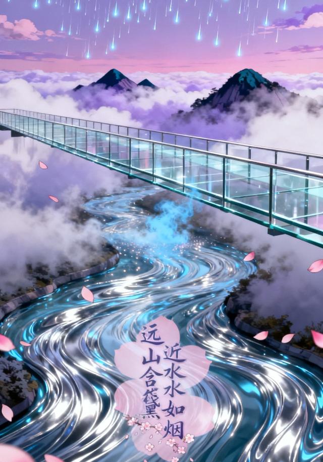 远山含黛近水如烟