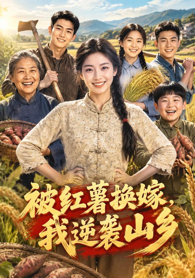 《被红薯换嫁，我逆袭山乡》作品海报