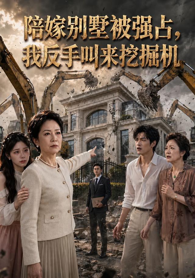 陪嫁别墅被强占，我反手叫来挖掘机