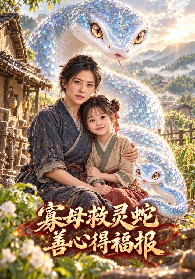 寡母救灵蛇，善心得福报封面