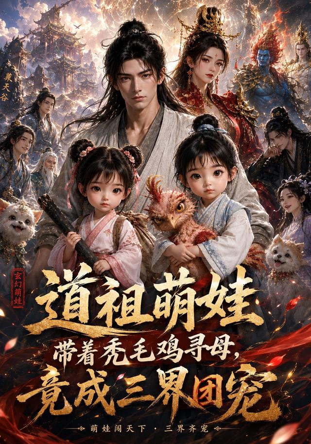 道祖萌娃带着秃毛鸡寻母，竟成三界团宠 cover