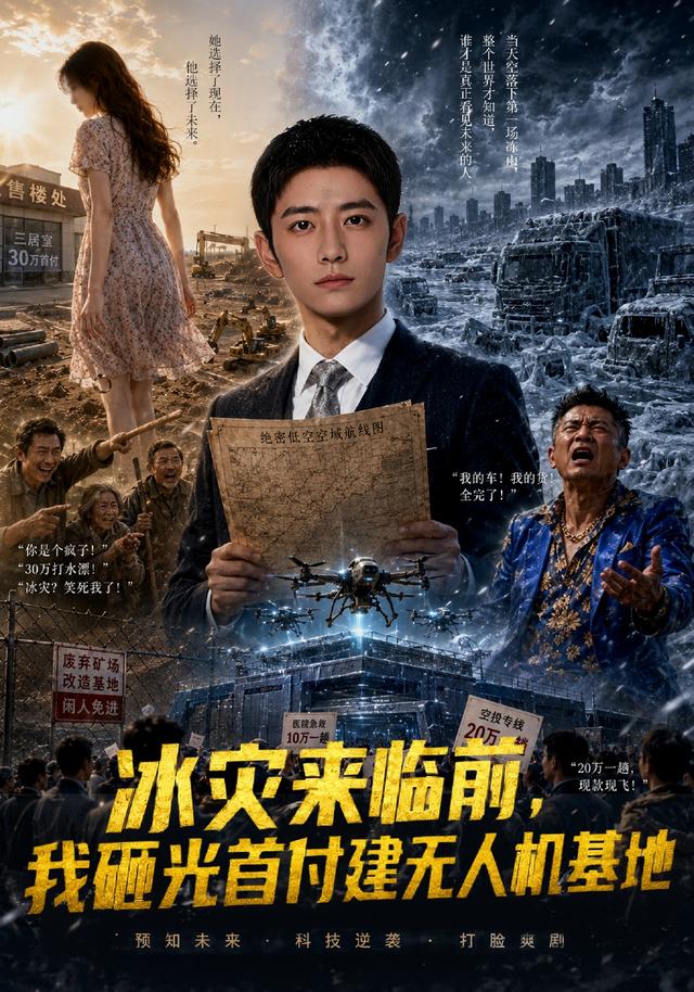 冰灾来临前，我砸光首付建无人机基地 cover