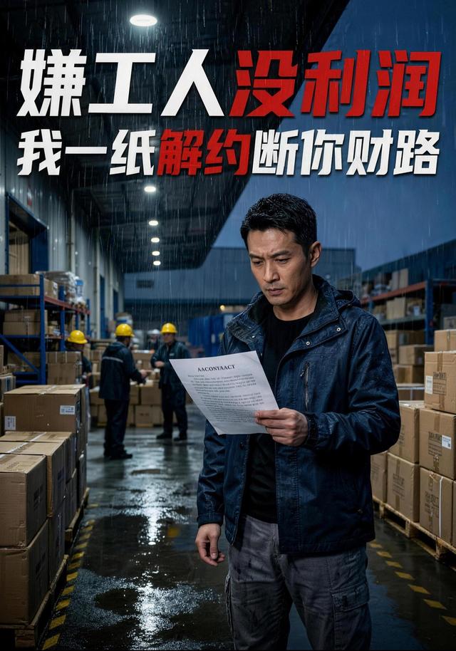 嫌工人没利润，我一纸解约断你财路