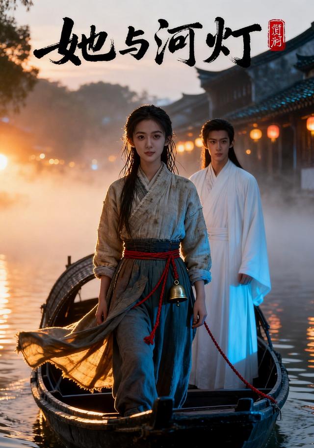 她与河灯
