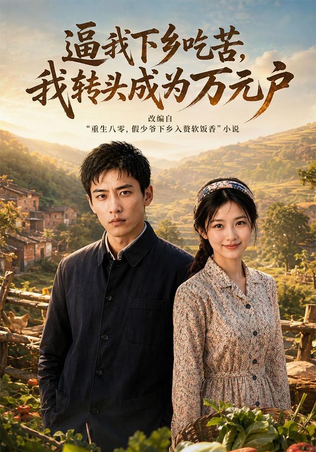 逼我下乡吃苦，我转头成为万元户 cover