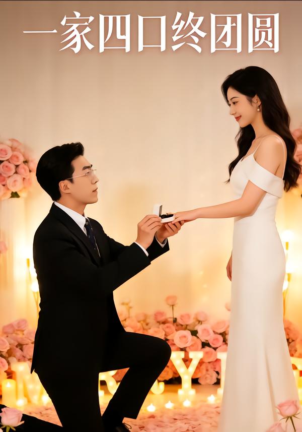 一家四口终团圆
