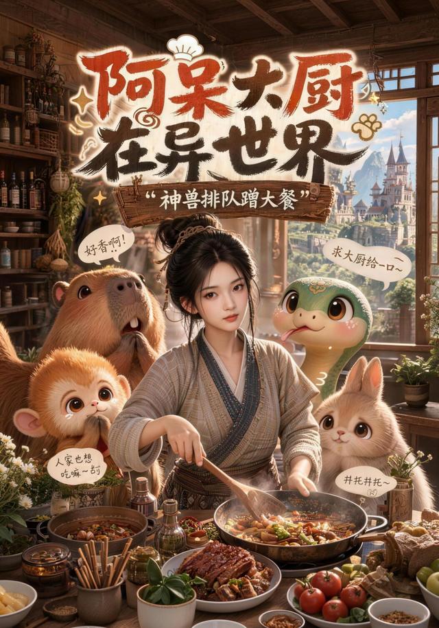 阿呆大厨在异世界，神兽排队蹭大餐
