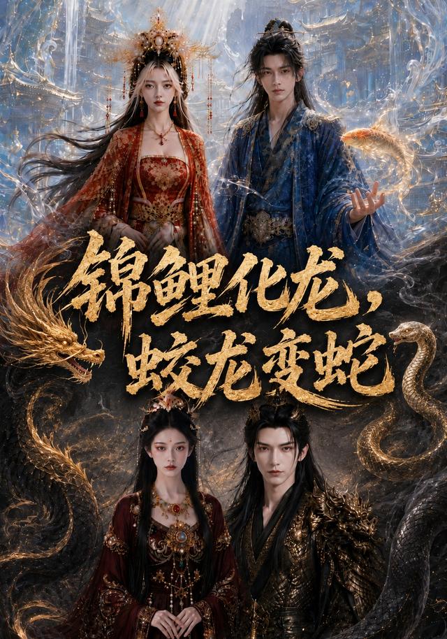 锦鲤化龙，蛟龙变蛇