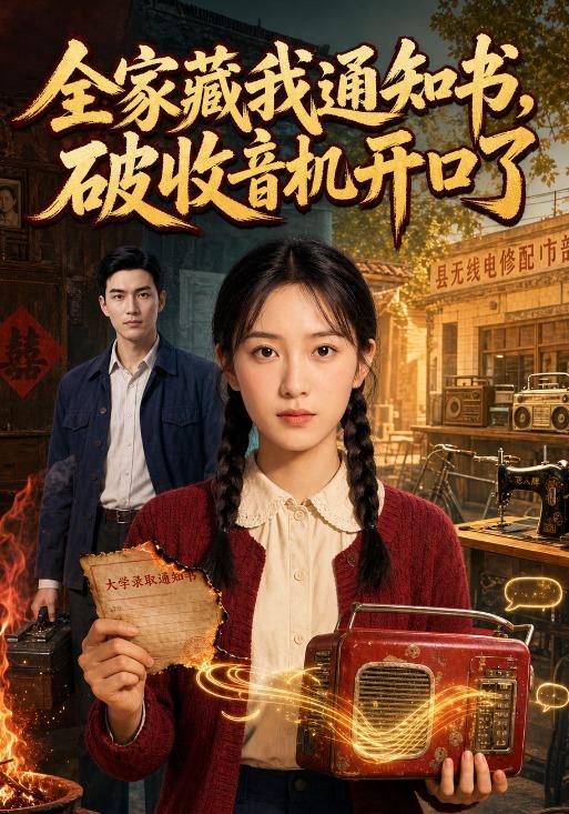 全家藏我通知书，破收音机开口了 cover