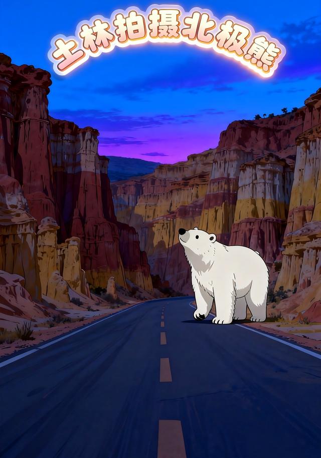 土林拍摄北极能封面图