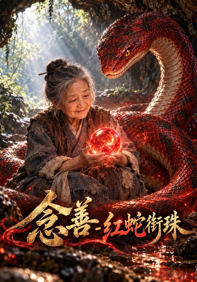 念善，红蛇衔珠封面