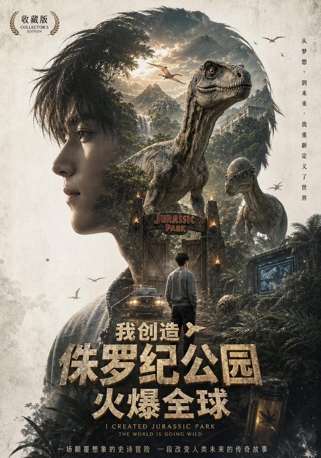 我创造侏罗纪公园，火爆全球