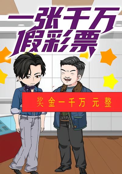 一张千万假彩票