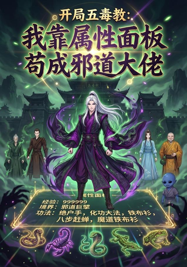 开局五毒教：我靠属性面板苟成邪道大佬封面图