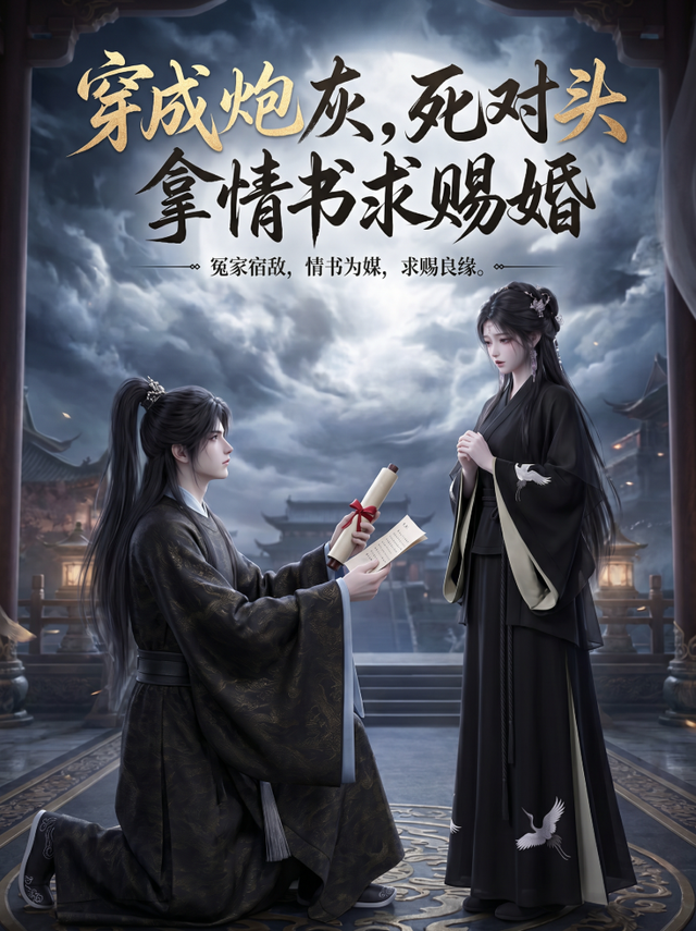 穿成炮灰，死对头拿情书求赐婚 cover
