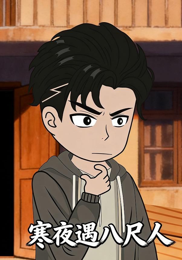 寒夜遇八尺人