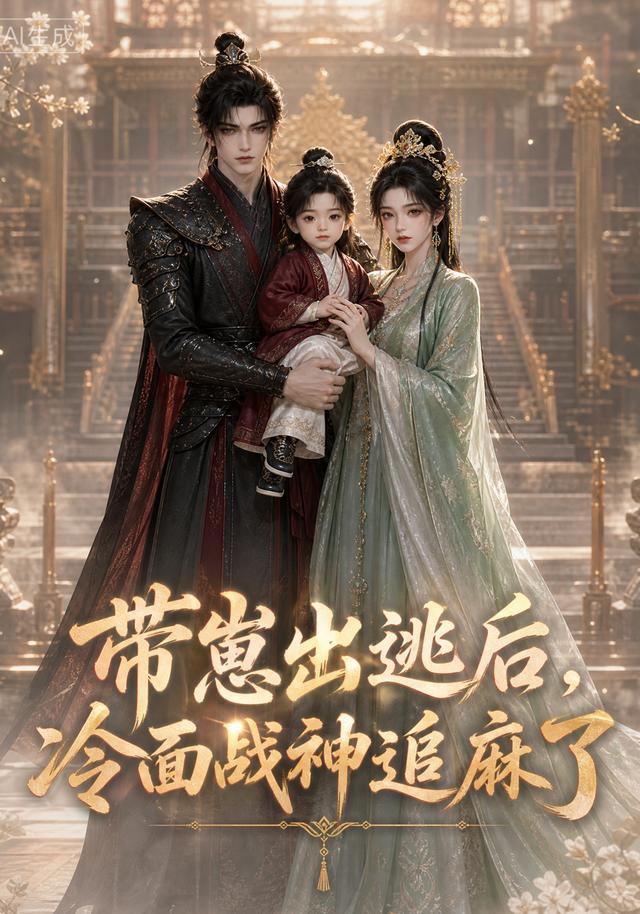 带崽出逃后，冷面战神追麻了