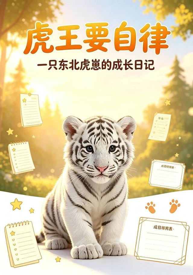 虎王要自律：一只东北虎崽的成长日记