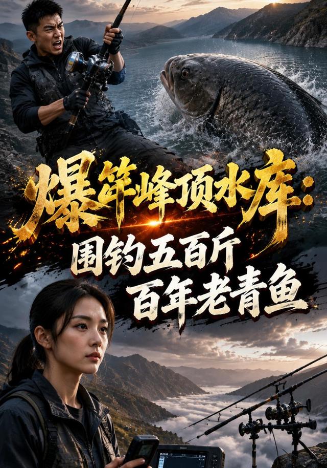 爆竿峰顶水库：围钓五百斤百年老青鱼 cover