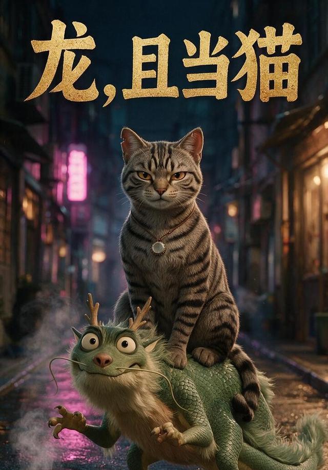 龙，且当猫 cover