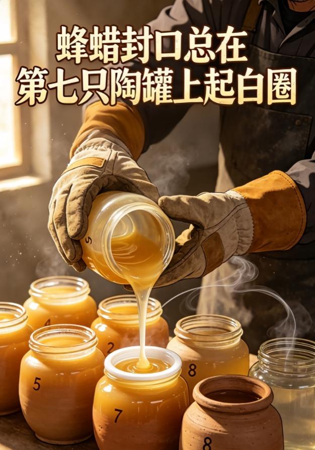 蜂蜡封口总在第七只陶罐上起白圈 cover