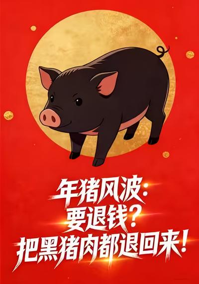 年猪风波：要退钱？把黑猪肉都退回来！封面图