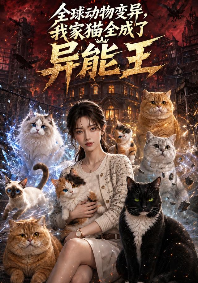 全球动物变异，我家猫全成了异能王