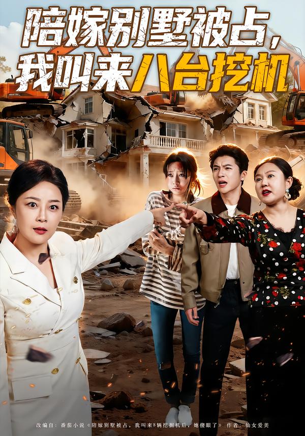 陪嫁别墅被占，我叫来八台挖机