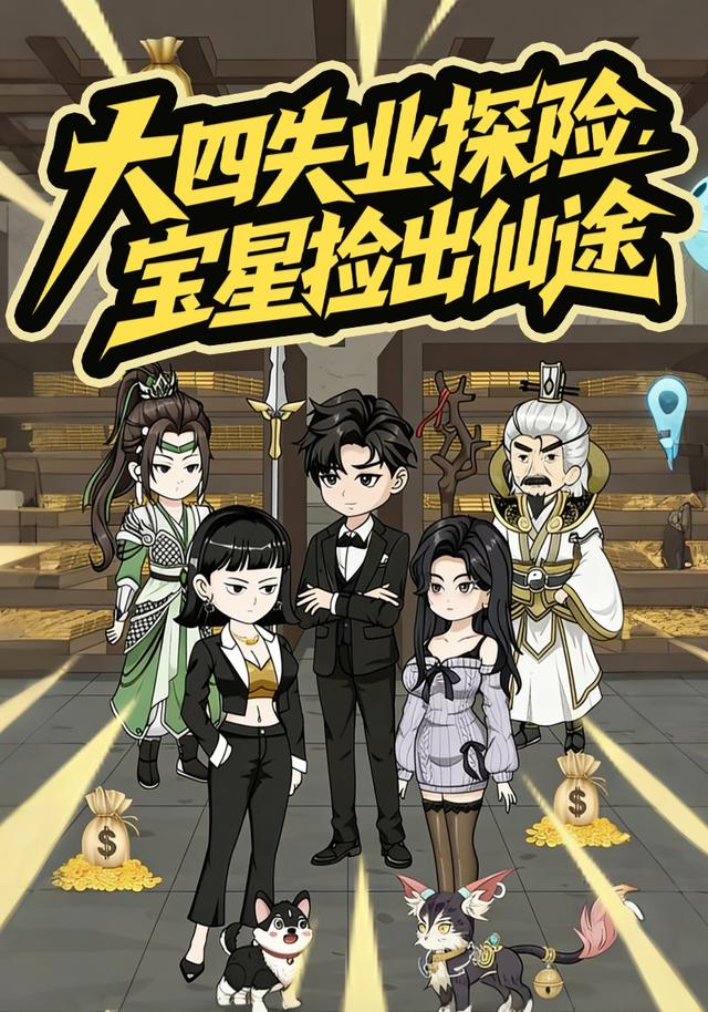 大四失业探险，宝星捡出仙途封面图