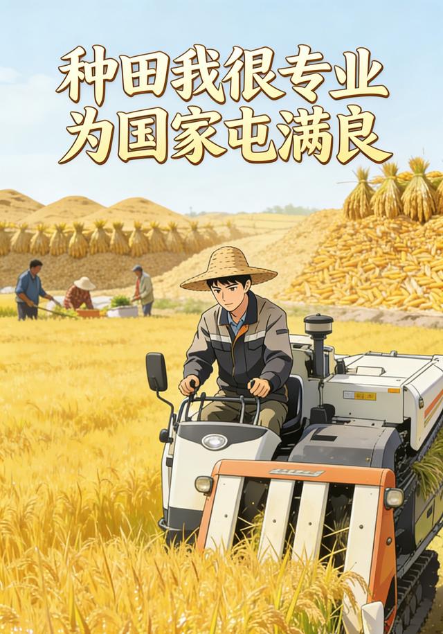 种⽥我很专业为国家屯满良