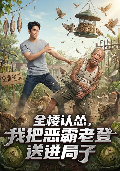 全楼认怂，我把恶霸老登送进局子