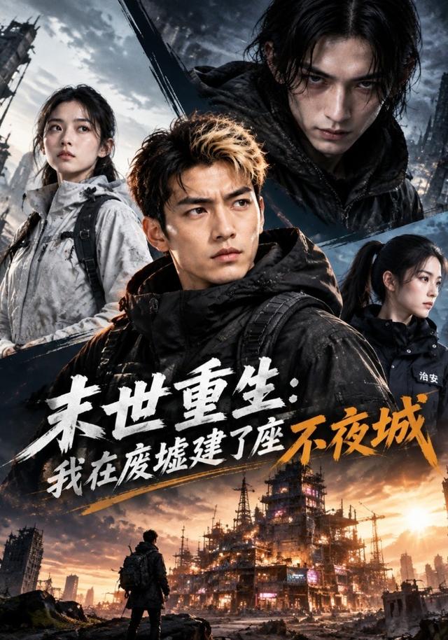 末世重生：我在废墟建了座不夜城 cover