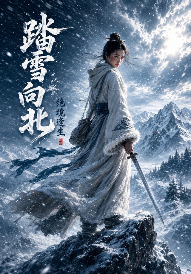 踏雪向北，绝境逢生封面