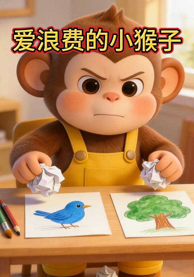 爱浪费的小猴子