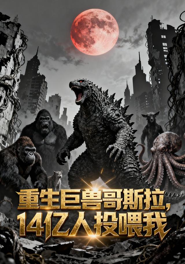 重生巨兽哥斯拉，14亿人投喂我