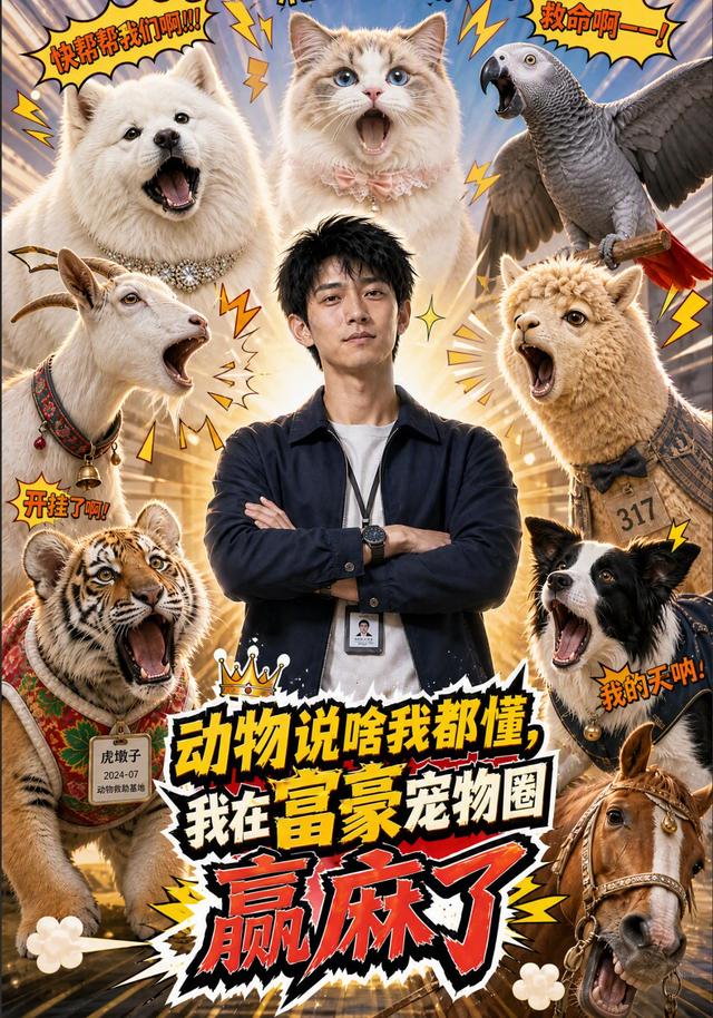 动物说啥我都懂，我在富豪宠物圈赢麻了 cover