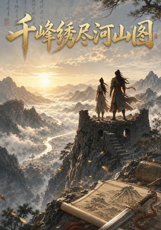 千峰绣尽河山图