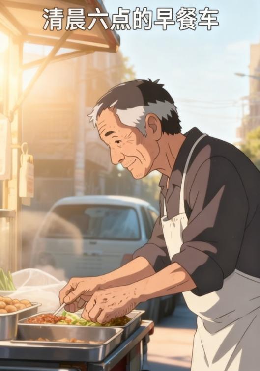 清晨六点的早餐车