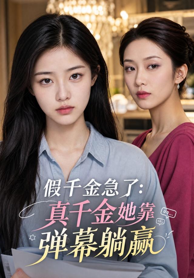 假千金急了：真千金她靠弹幕躺赢 cover