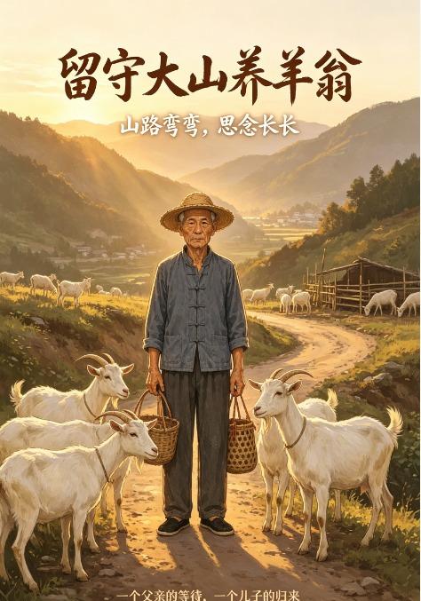 留守大山养羊翁