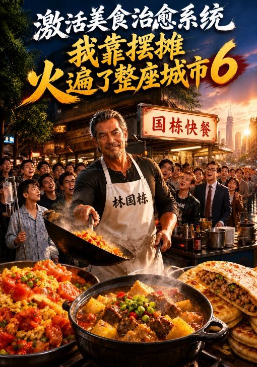 激活美食治愈系统我靠摆摊火遍了整座城市6