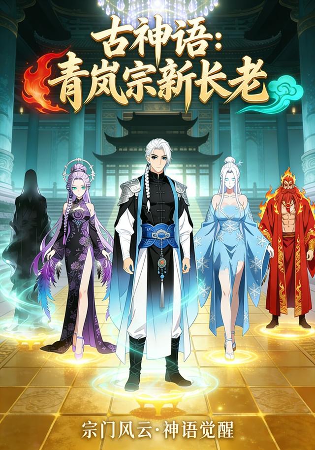 古神语，⻘岚宗新⻓⽼