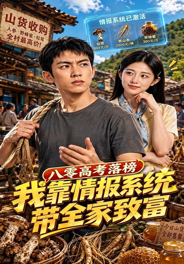 八零高考落榜，我靠情报系统带全家致富 cover