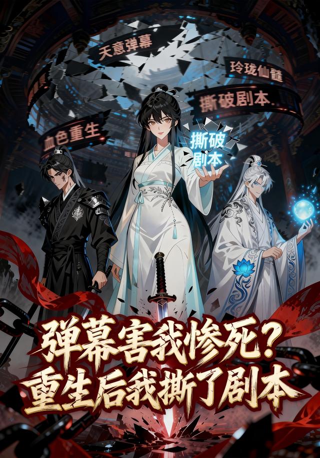 弹幕害我惨死？重生后我撕了剧本封面图