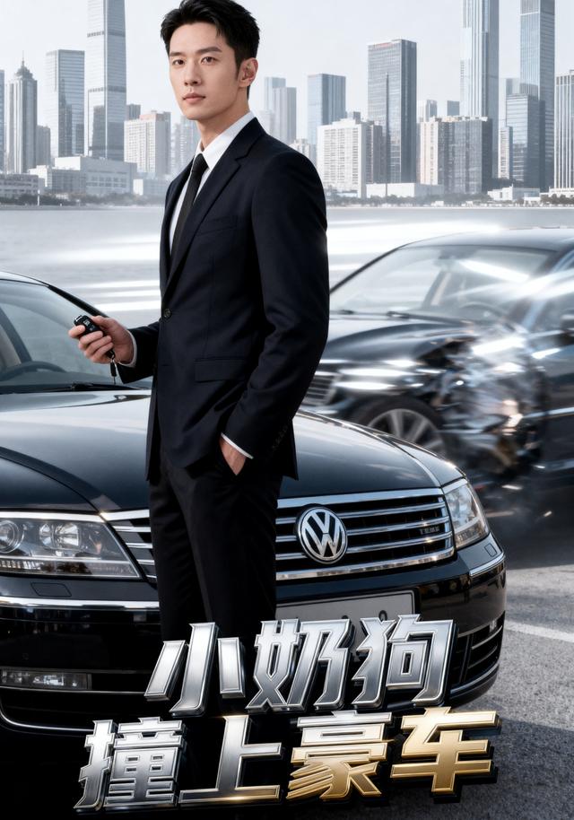 小奶狗撞上豪车